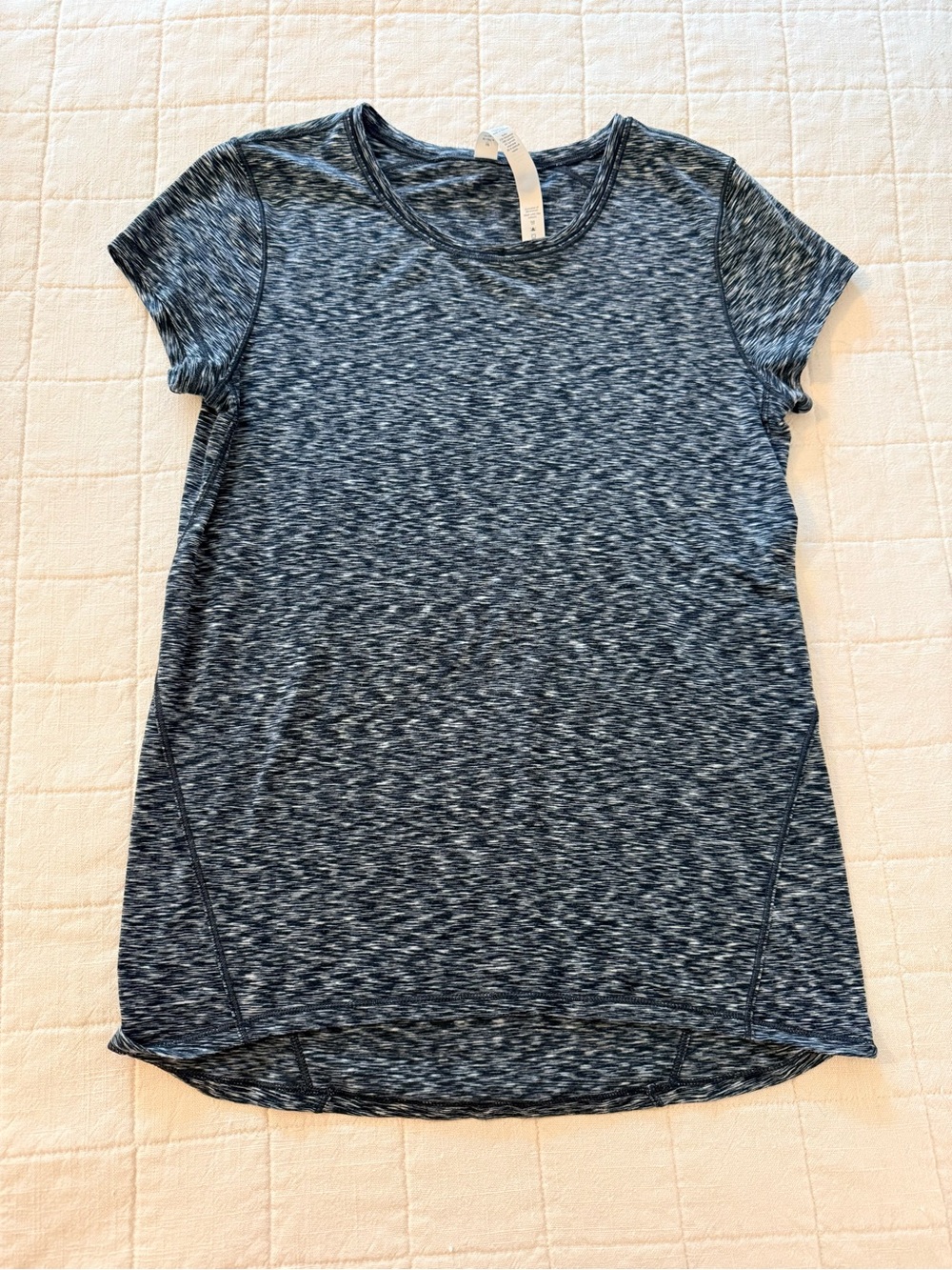 Lululemon Heathered Blackish Performance Tee